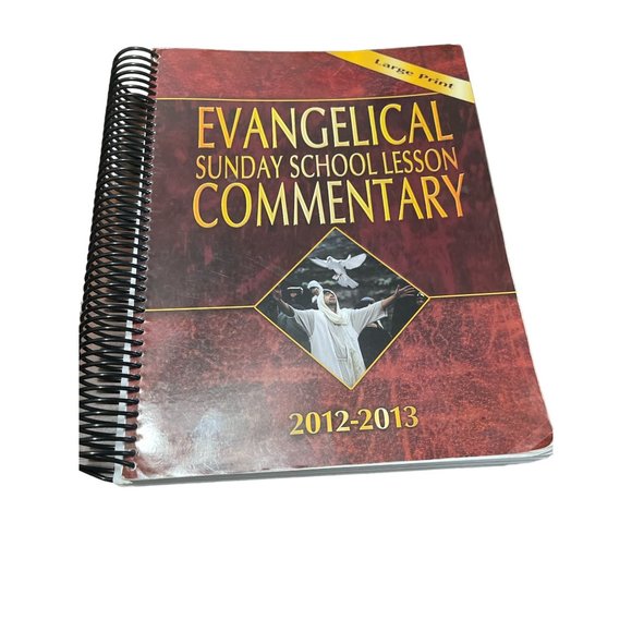 Evangelical Sunday School Commentary 2012 2013 Large Print Bible Christian - Picture 1 of 2